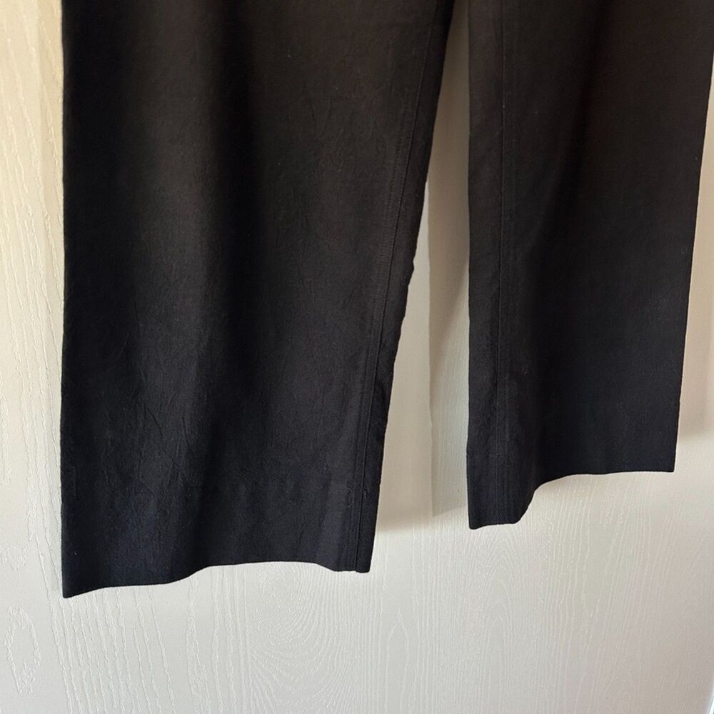Apiece Apart Women Marston Pants Black Wide Leg Crop Quiet Luxury Career Sz 2 XS - Picture 4 of 10